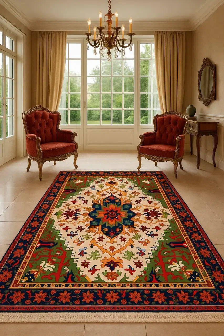 فرشینه طرح سنتی|پرده، رانر، رومیزی|تهران, مجیدیه|دیوار