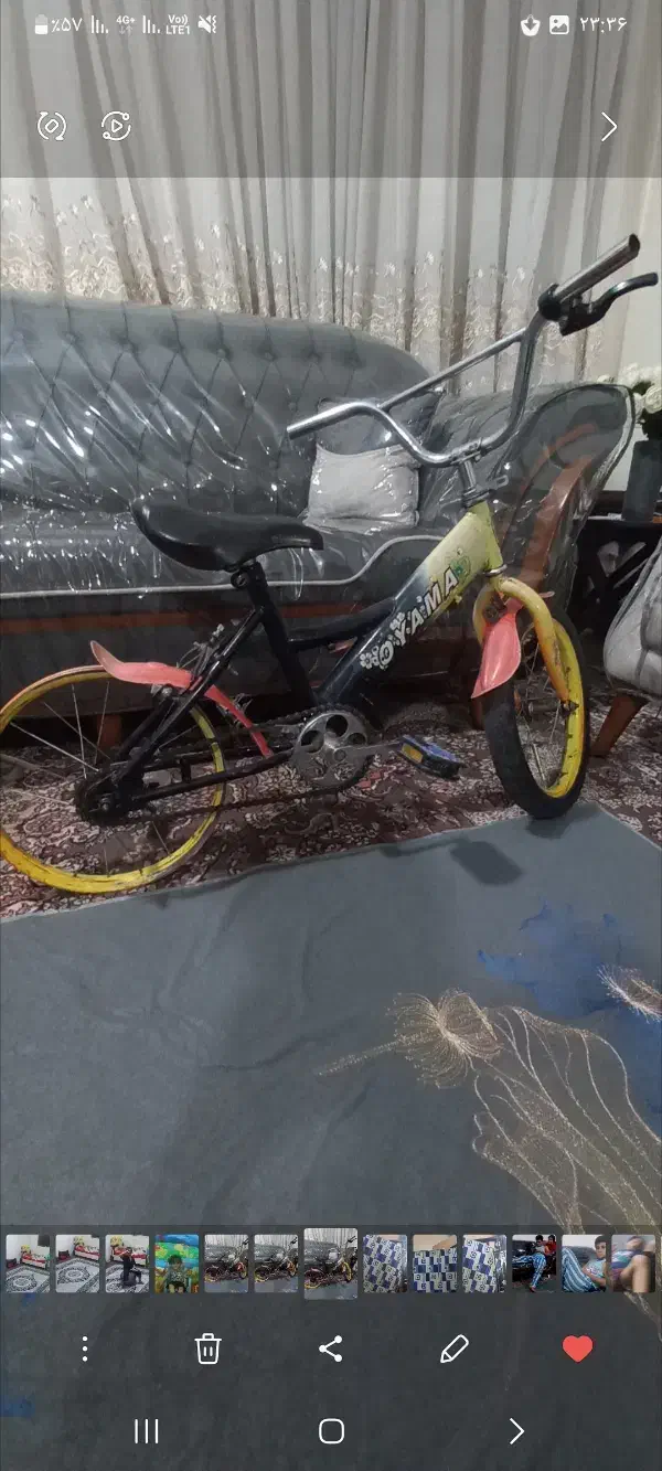 دوچرخه۱۶|دوچرخه، اسکیت، اسکوتر|فولادشهر, B6|دیوار