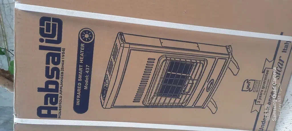 بخاری بدون دودکش آبسال مدل 437|بخاری، هیتر، شومینه|گلپایگان, |دیوار