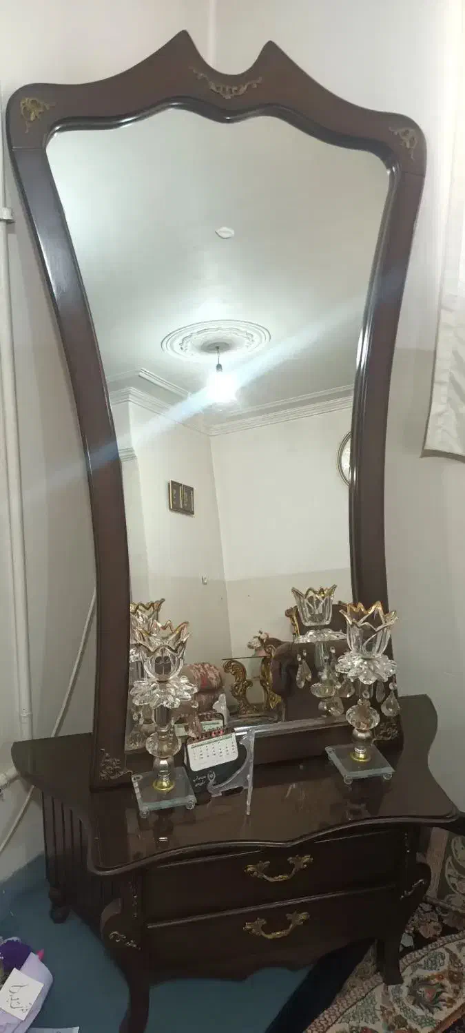 آیینه کنسول|بوفه، ویترین، کنسول|همدان, |دیوار