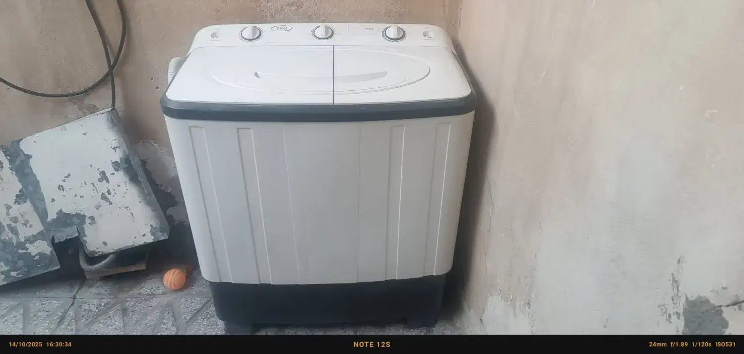 ماشین لباس شویی سطلی|ماشین لباسشویی و خشک‌کن لباس|کوهدشت, |دیوار