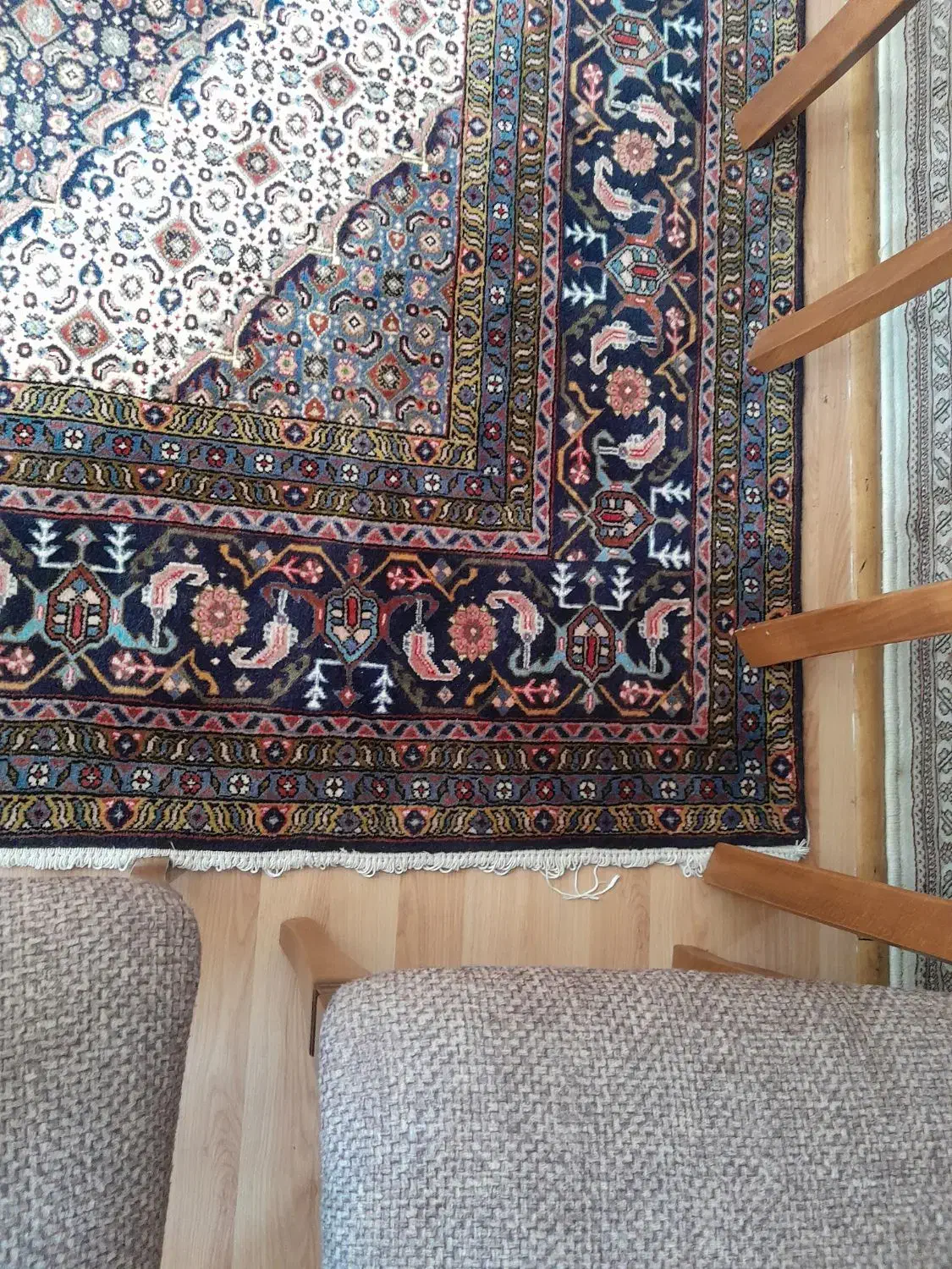 جفت فرش ۱۲ متری دستباف|فرش|اردبیل, |دیوار