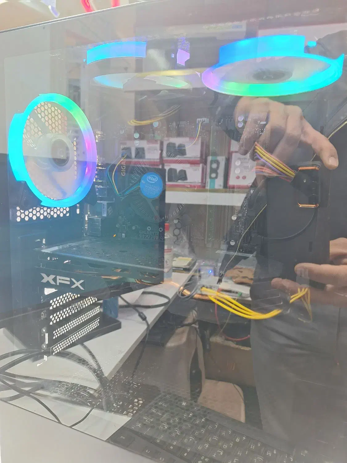 کیس گیمینگ در حد صفر|رایانه رومیزی|خوی, |دیوار