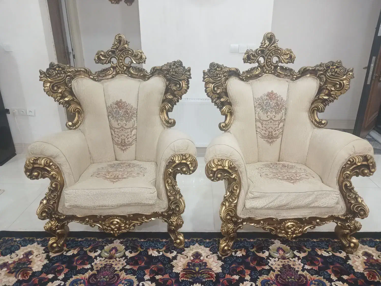 مبل سلطنتی|مبلمان خانگی و میز عسلی|شریف‌آباد, |دیوار