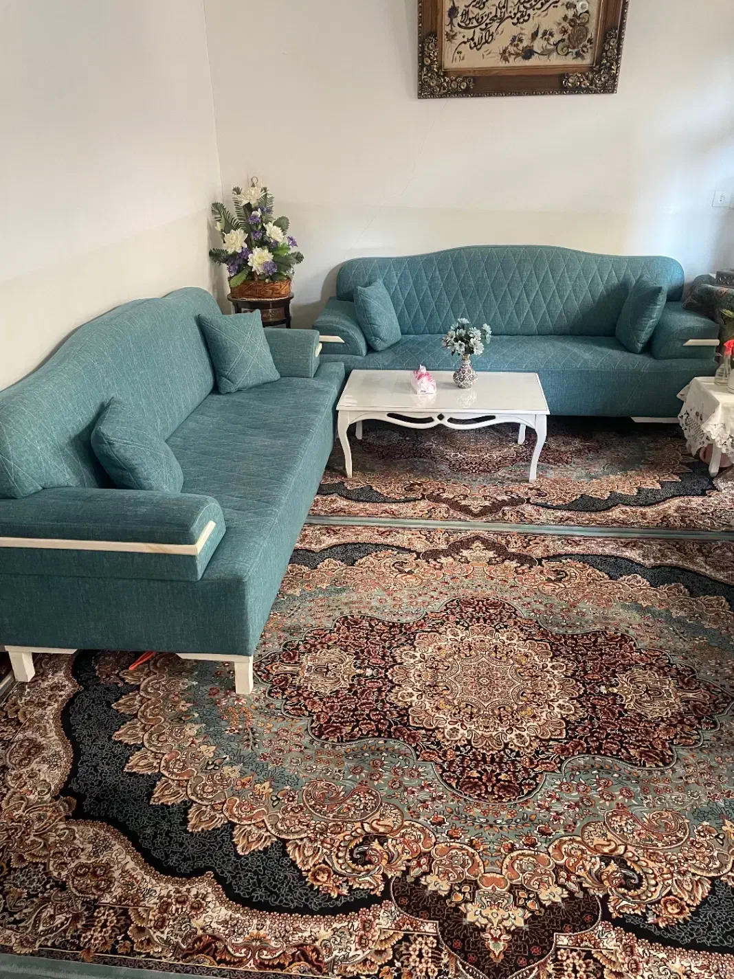 مبل راحتی ۸ نفره|مبلمان خانگی و میز عسلی|مراغه, |دیوار