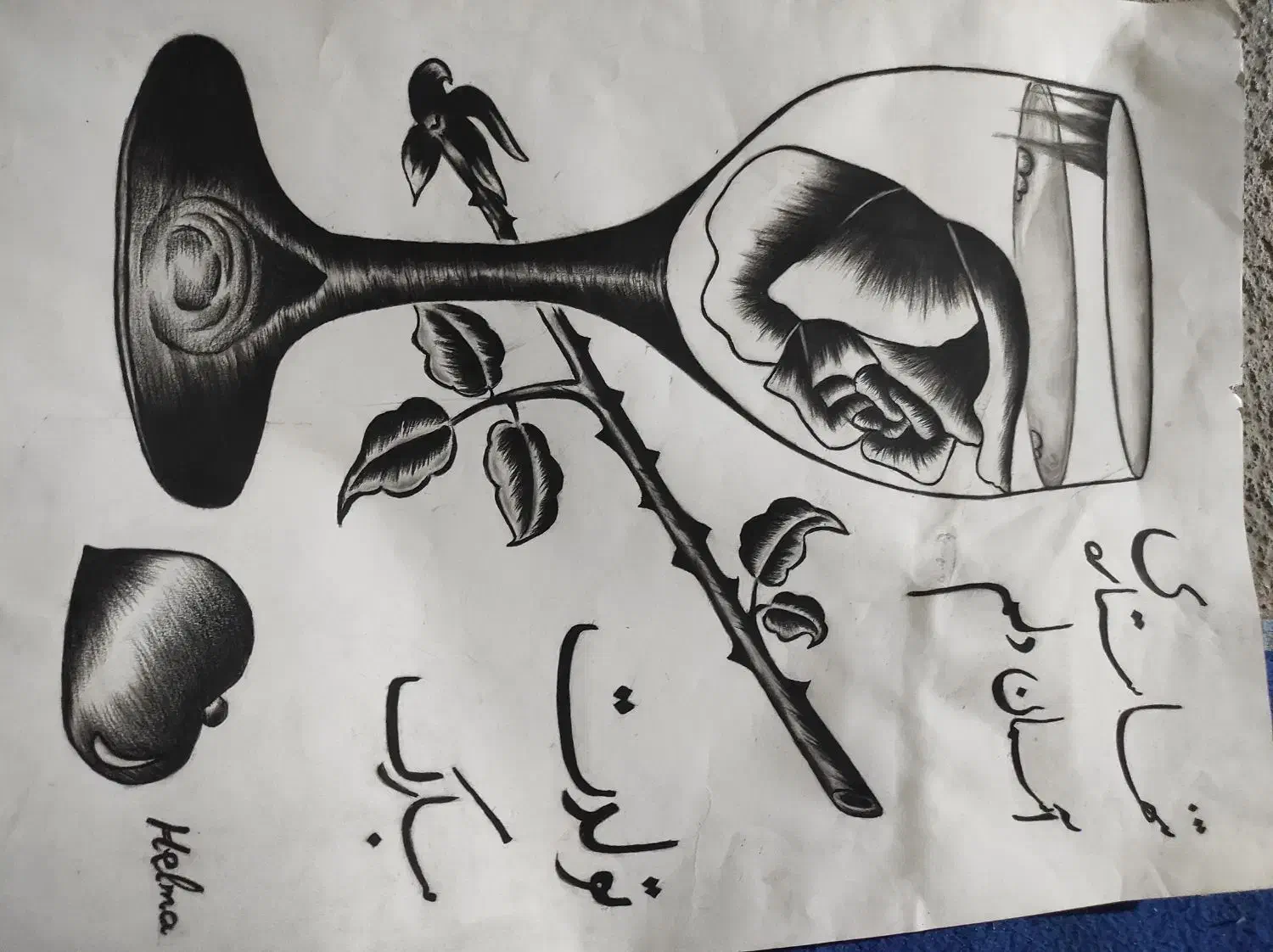 نقاشی کادوی|تابلو، نقاشی، عکس|شیراز, شهرک کوثر|دیوار