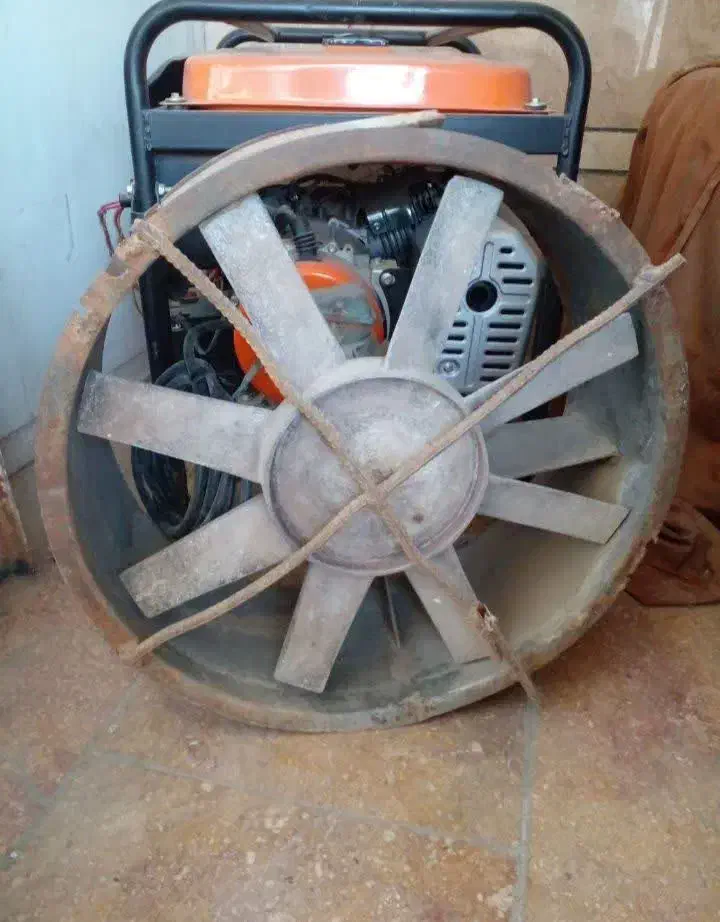 هواکش آلمانی ۸پره آلومینیوم|پنکه و تصفیهکنندهٔ هوا|مشهد, حضرت حجت|دیوار