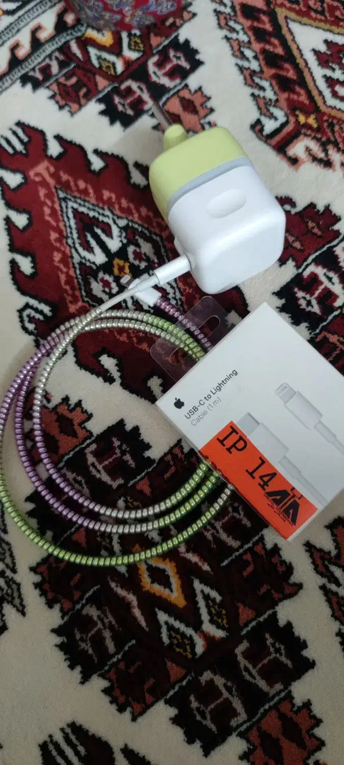 شارژر آیفون + کابل|لوازم جانبی موبایل و تبلت|گنبد کاووس, |دیوار