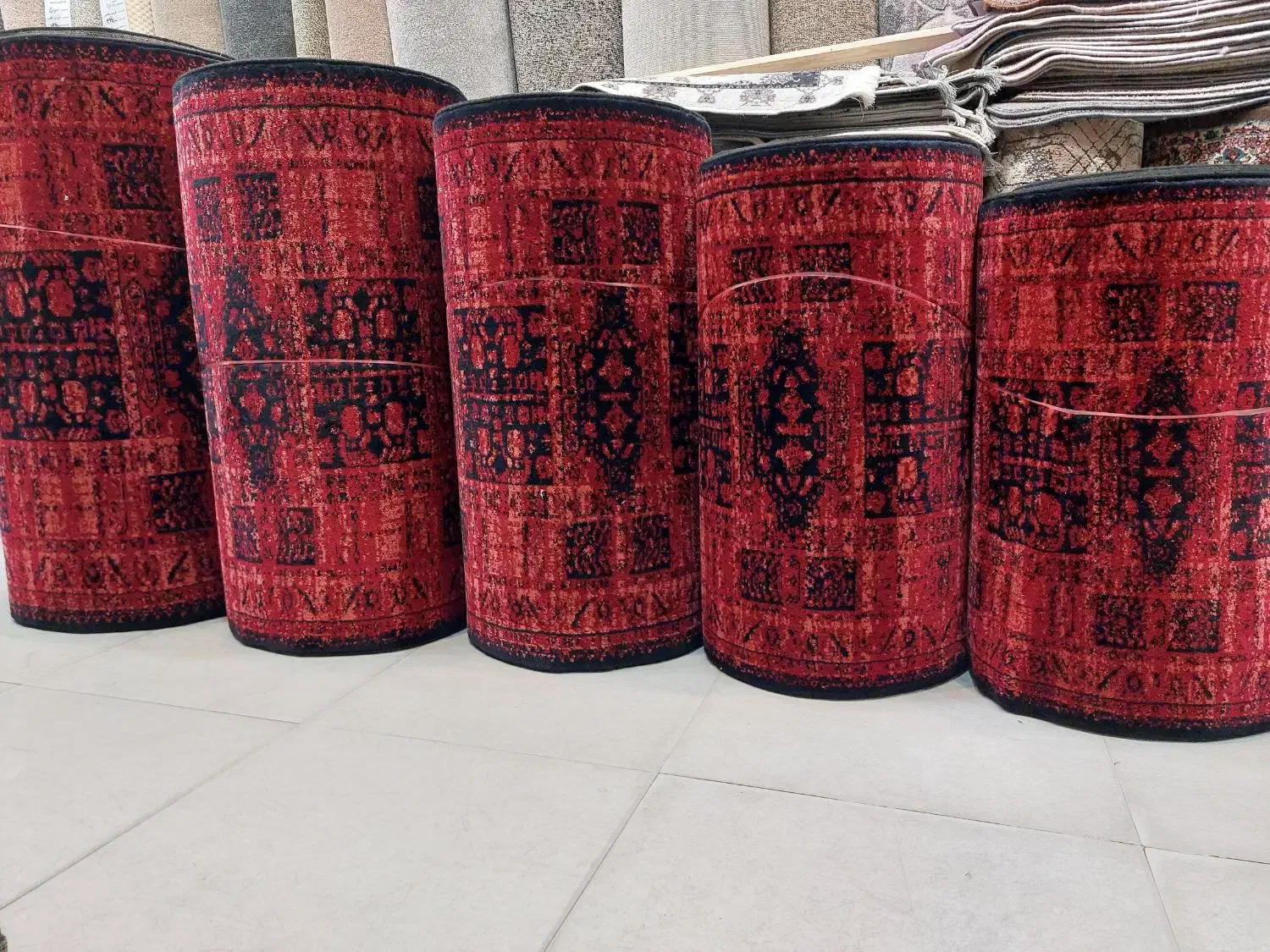 کناره گبه فرش افشان خشتی گلزار|گلیم، جاجیم، گبه|قم, شهدا|دیوار