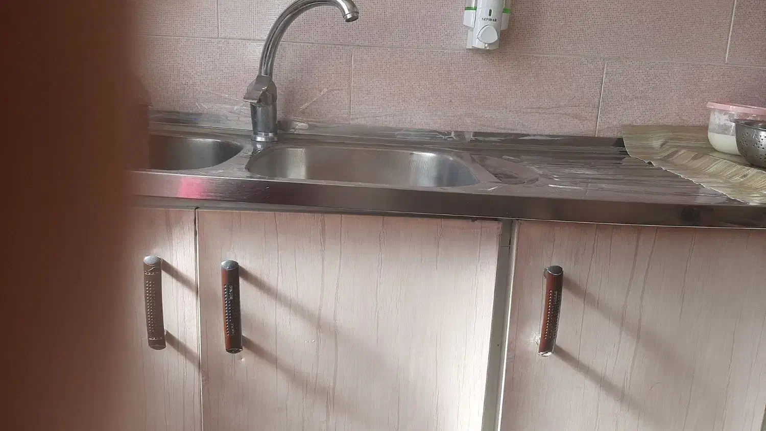 کابینت فلزی|آب‌چکان و نظم‌دهنده ظروف|بروجرد, |دیوار