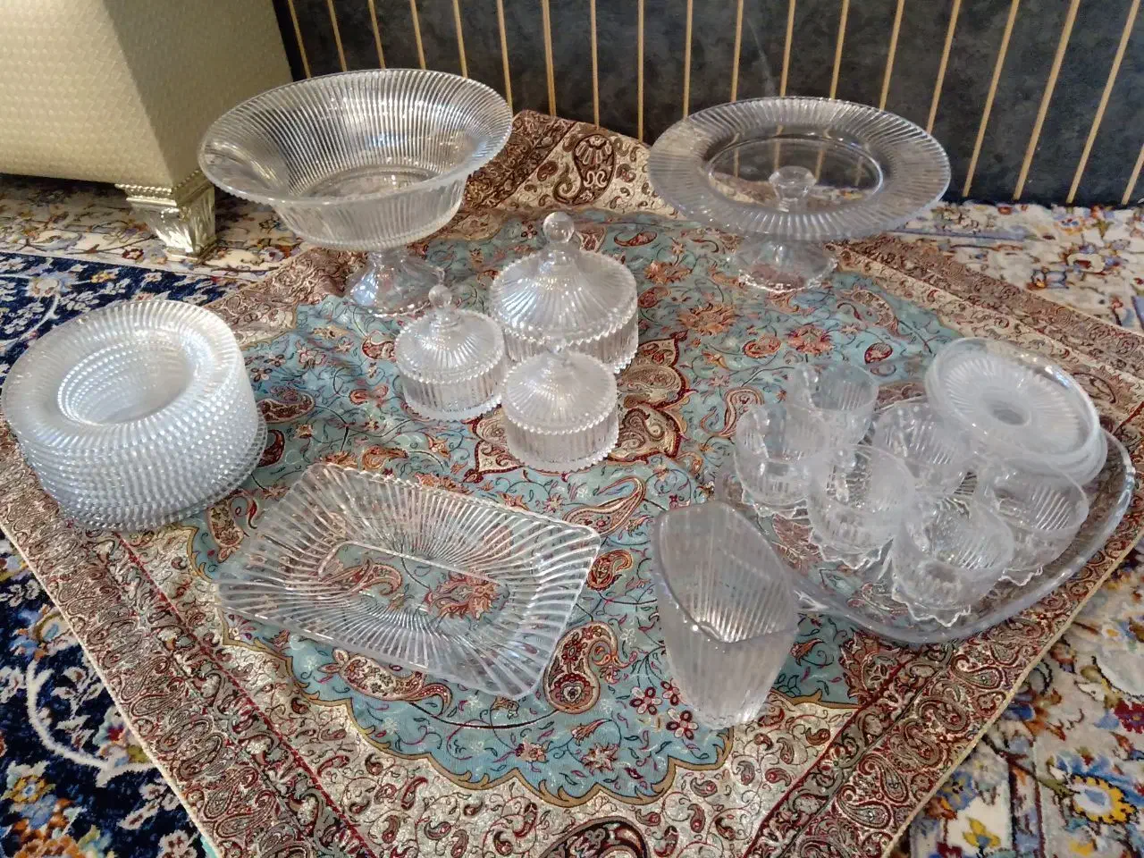 سرویس پذیرایی کریستال|ظروف سرو و پذیرایی|سنگر, |دیوار