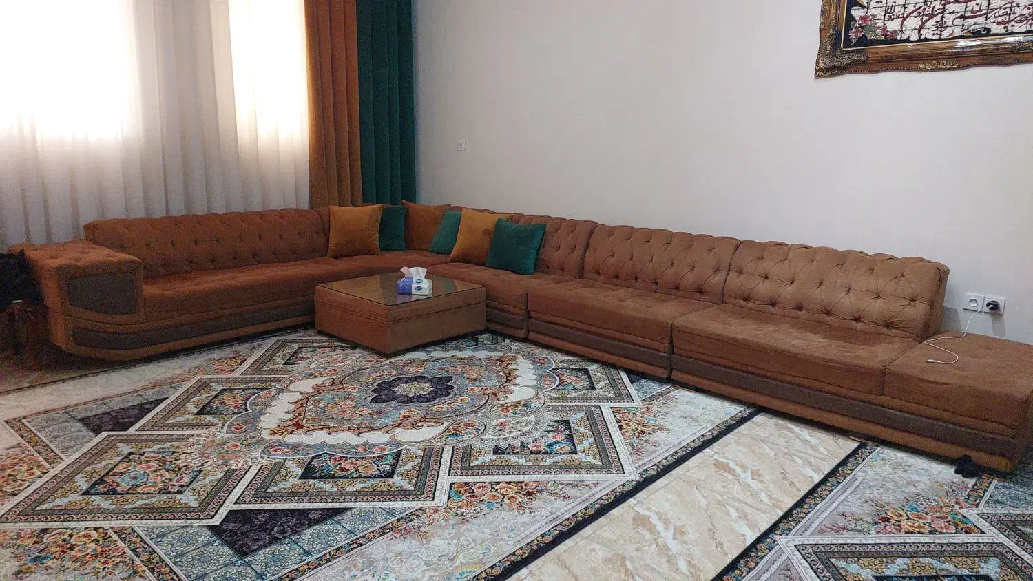 مبل ال ۱۲ نفره|مبلمان خانگی و میز عسلی|گلستان (تهران), |دیوار