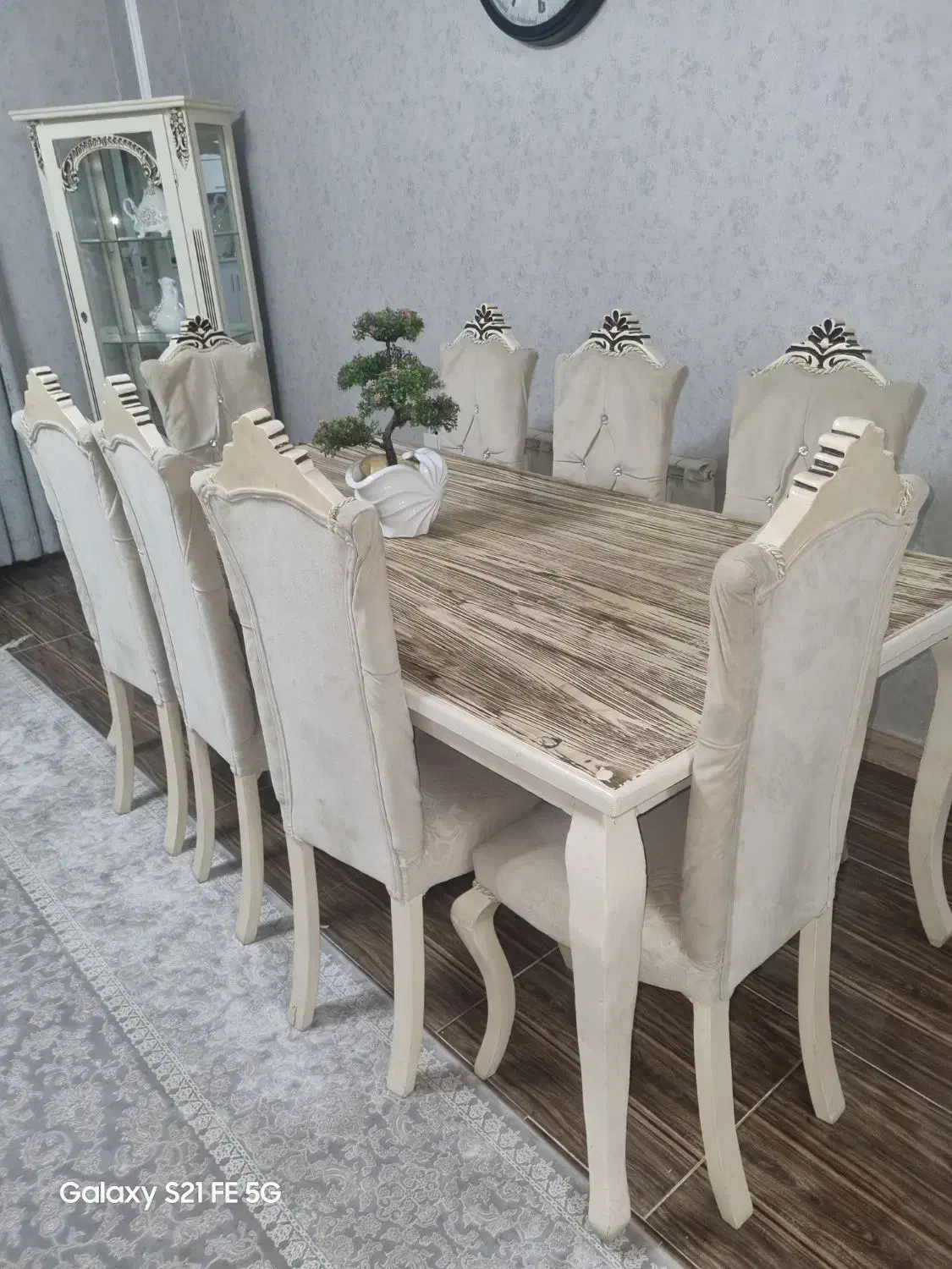 میز ناهار خوری|میز و صندلی غذاخوری|رشت, چمارسرا|دیوار