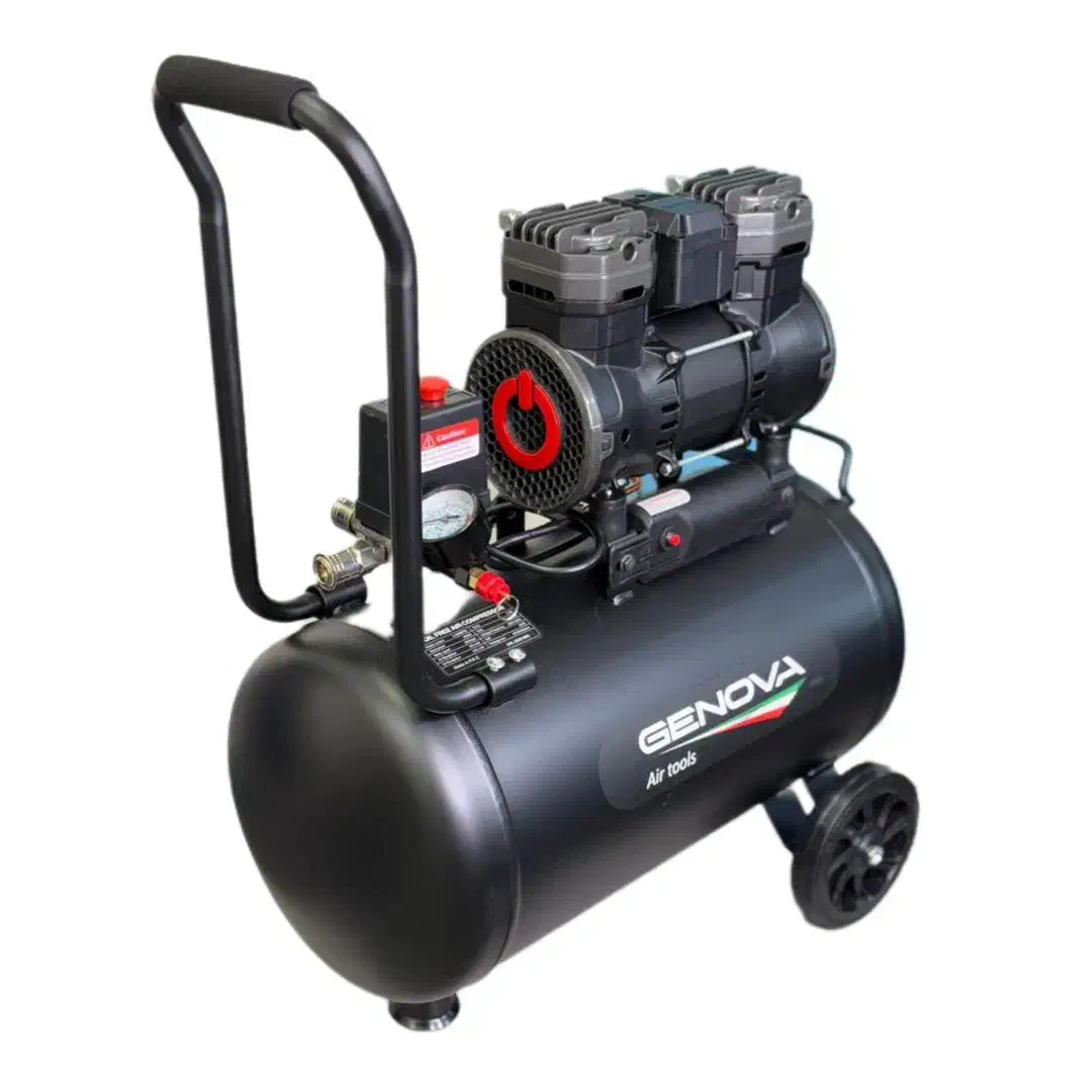 پمپ باد جنوا 50 لیتر دو سیلندر تمام مس|ابزارآلات|اصفهان, کشاورزی|دیوار