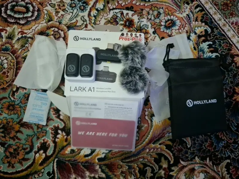 میکروفون بیسیمHollyland LARK A1 Mini Duo Type-Cنو|صوتی و تصویری|تهران, تهرانپارس شرقی|دیوار