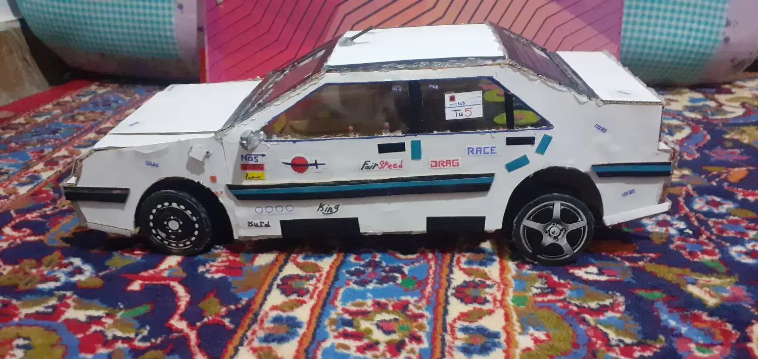 ماکت پژوپارس لوازمی دستساز|مجسمه، تندیس، ماکت|سلماس, |دیوار