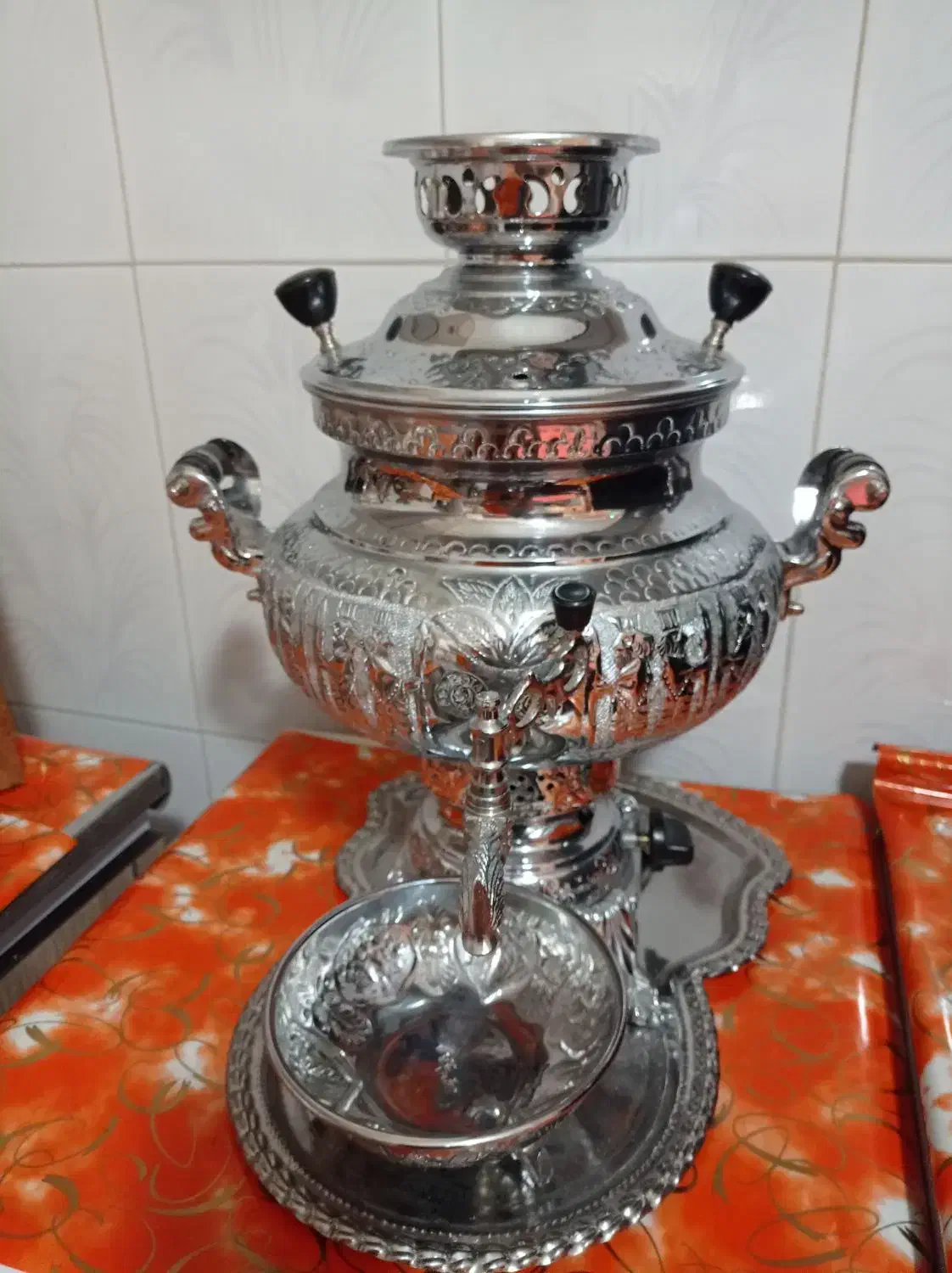 سماور 8لیتری گلستان نو|سماور، چای‌ساز، قهوه‌ساز|بروجرد, |دیوار