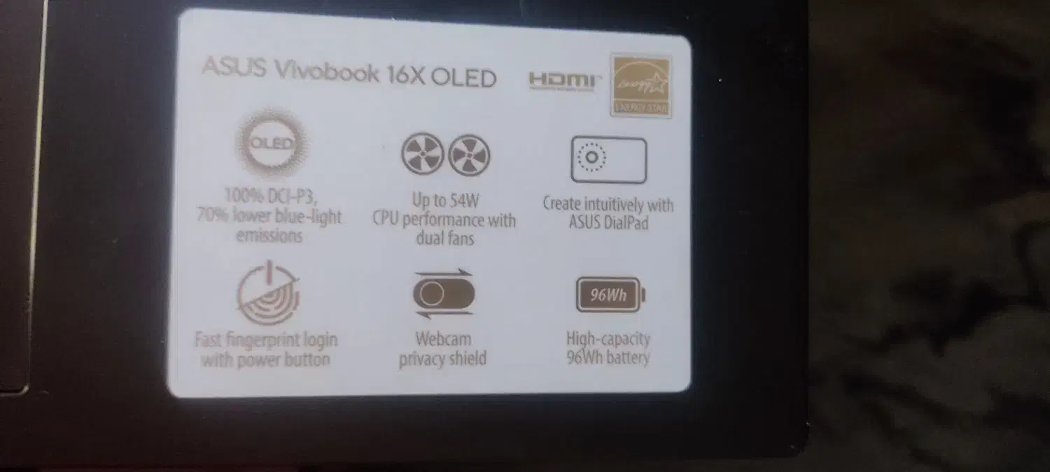 Asus VivoBook Pro 16 OLED M7600QE|رایانه همراه|شیراز, ارم|دیوار