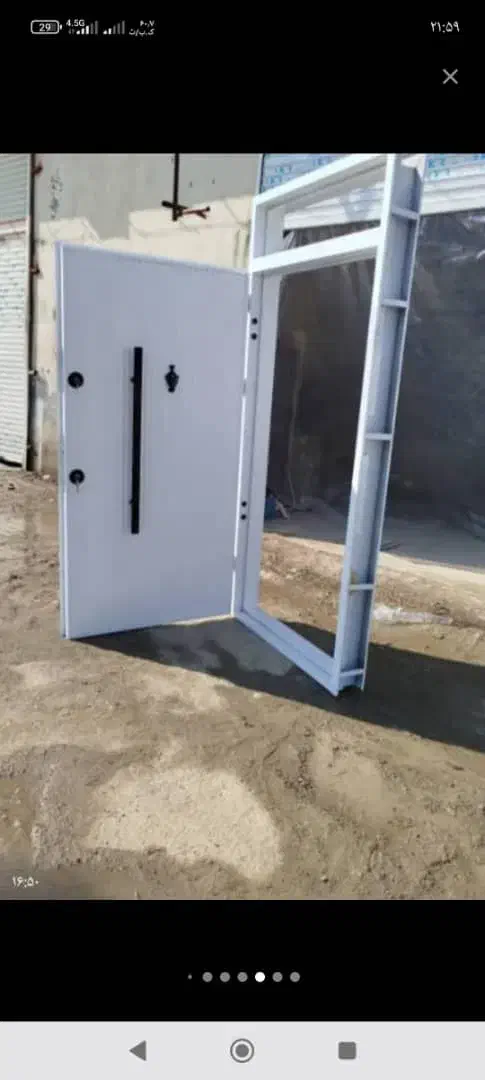 تولید درب های ضدسرقت و چهار چوب فلزی بارنگ کوره|مصالح و تجهیزات ساختمان|ارومیه, |دیوار