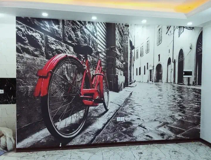 نصب کاغذ دیواری|خدمات پیشه و مهارت|کرج, دهقان ویلا|دیوار