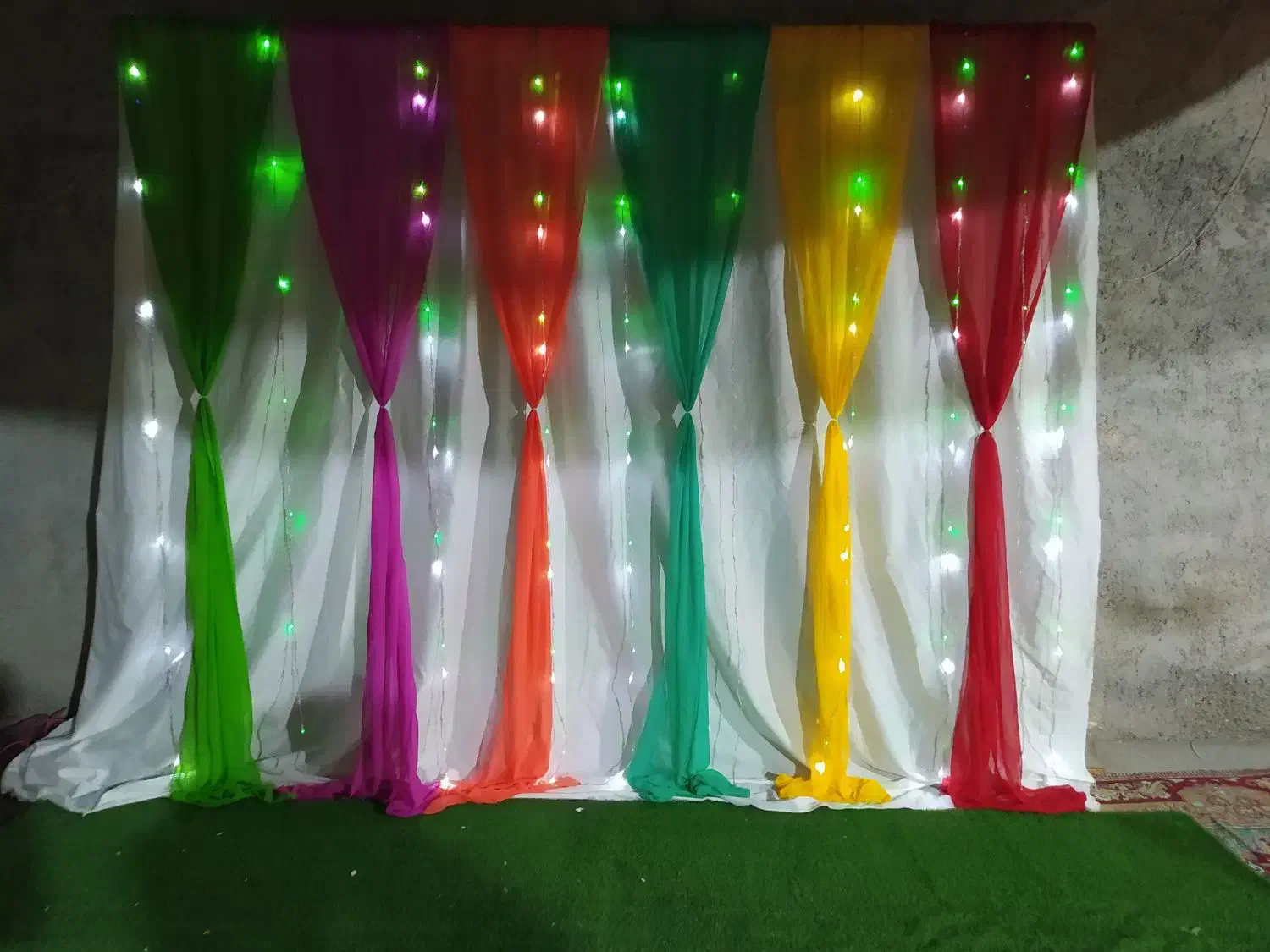 ریسه آرایی ماهور|ریسه و چراغ تزئینی|میناب, |دیوار