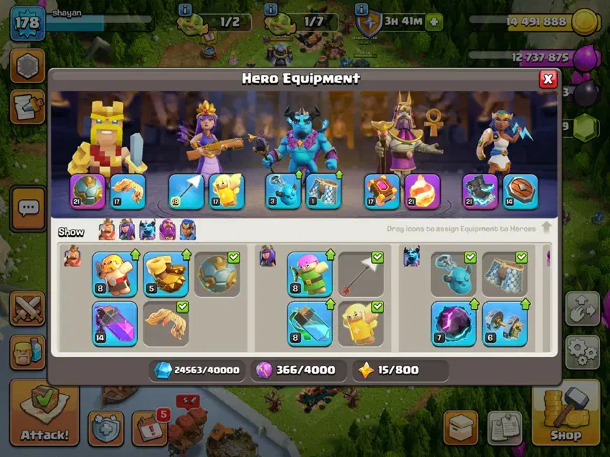 اکانت کلش تاون ۱۵|کنسول، بازی ویدئویی و آنلاین|ارومیه, |دیوار