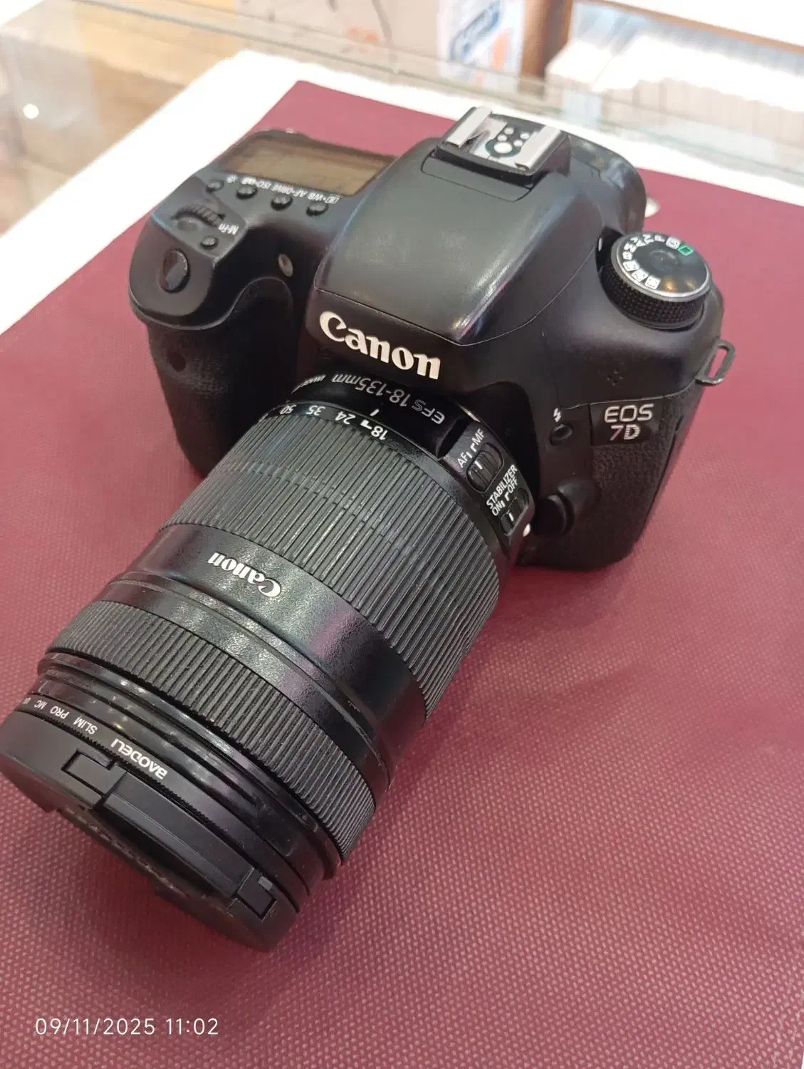 فروش فوری دوربین 7D با لنز 18.135|دوربین عکاسی و فیلمبرداری|کیش, |دیوار