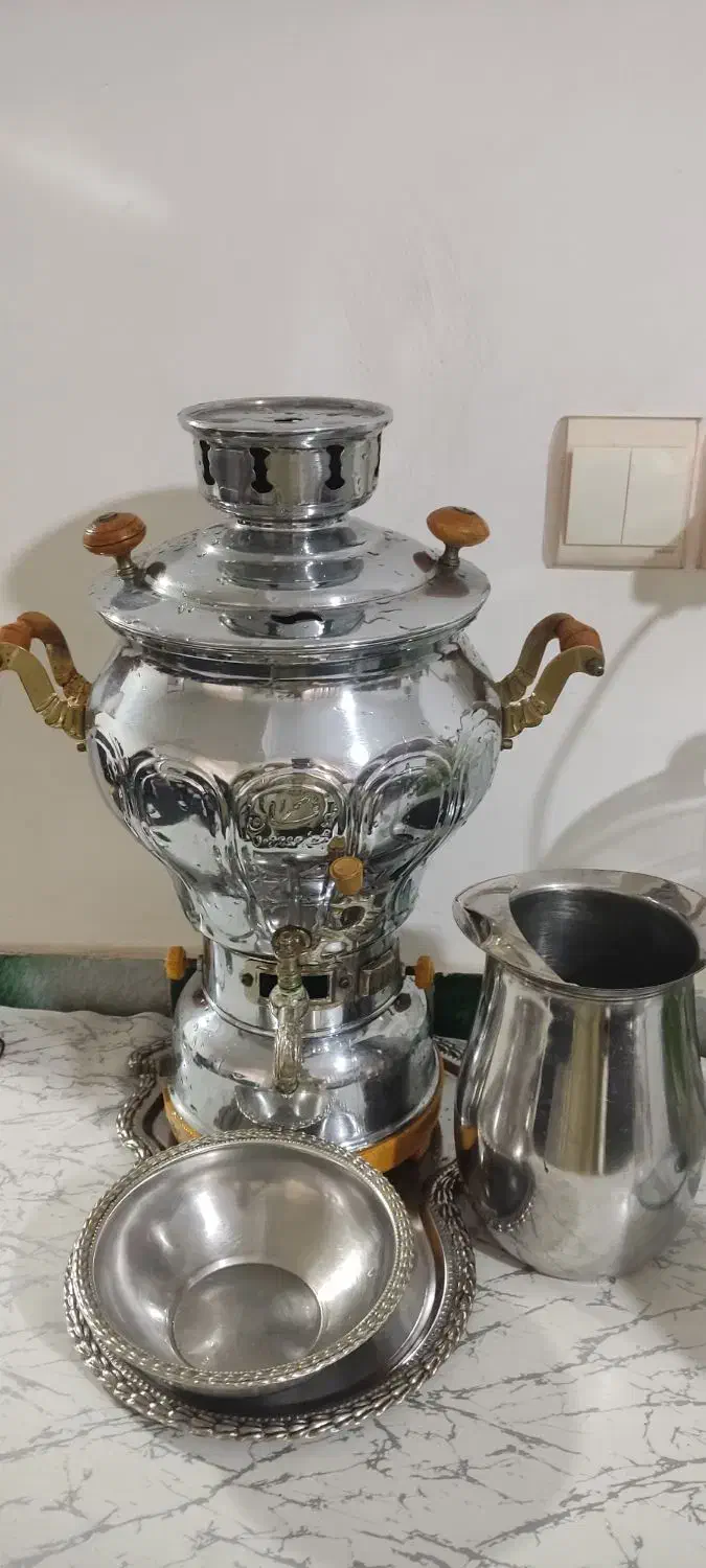 سماور گازی|سماور، چای‌ساز، قهوه‌ساز|صومعه‌سرا, |دیوار