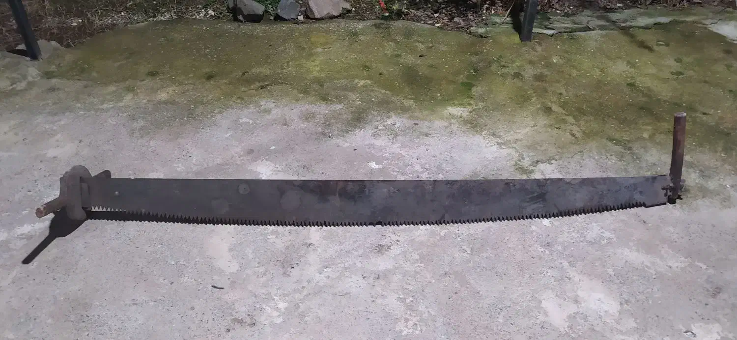 اره دونفره قدیمی برای دوره قاجاری|کلکسیون اشیاء عتیقه|پرهسر, |دیوار