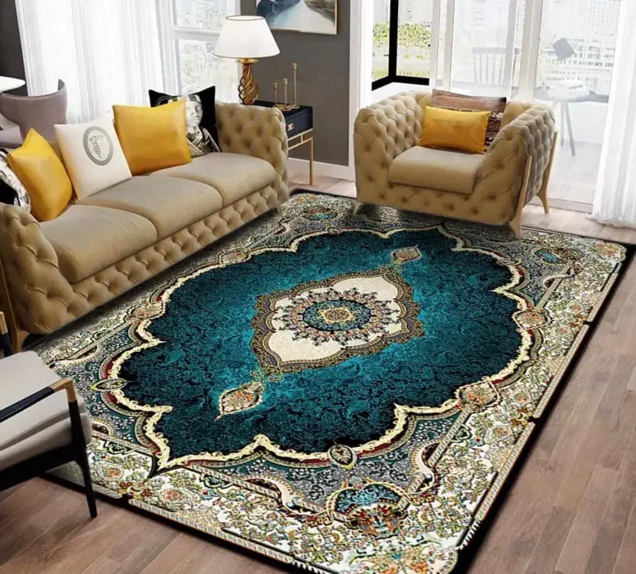 فرشینه های مدرن خاص|فرش|قم, نخودی|دیوار