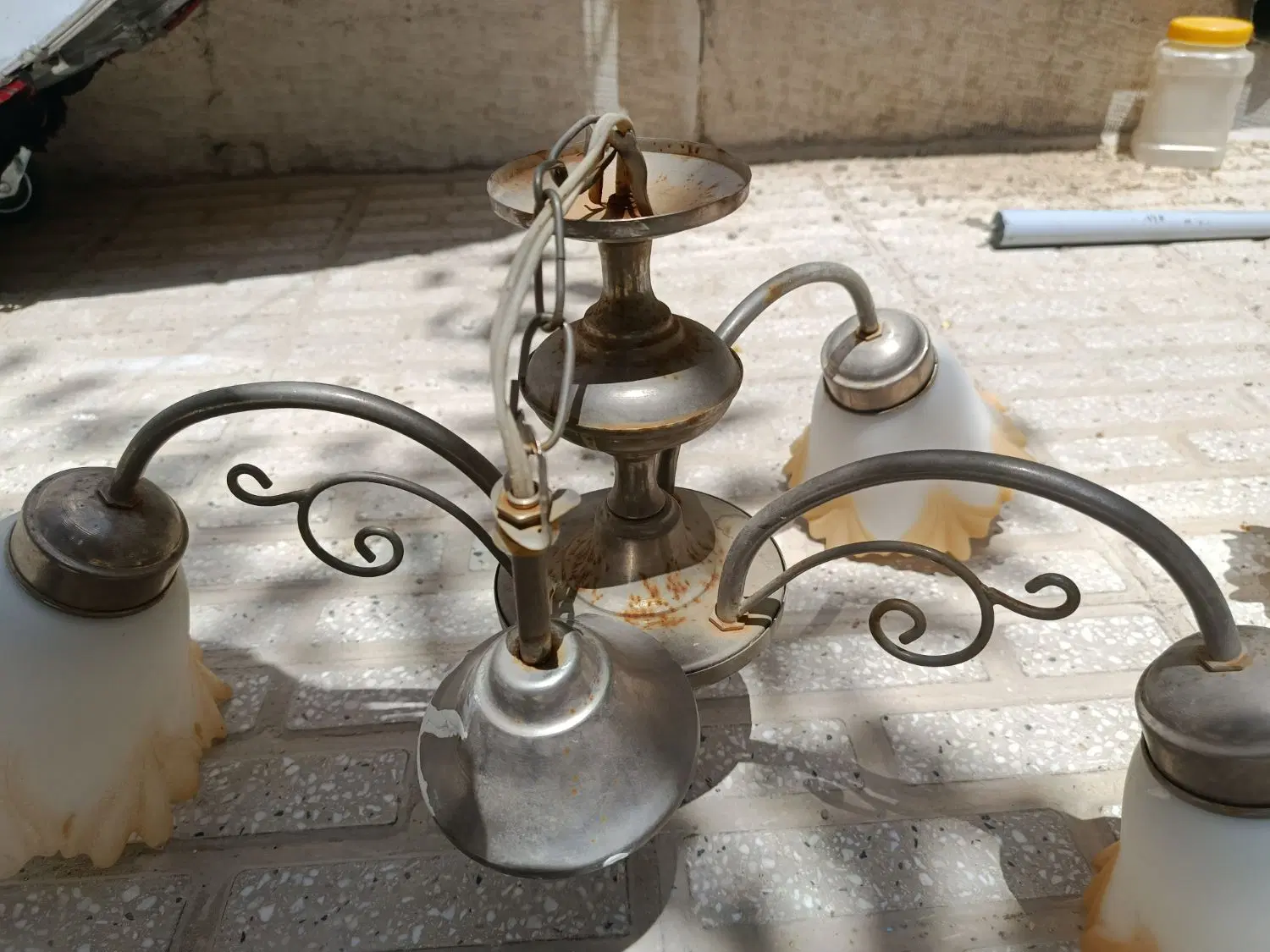لوستر|لوستر و چراغ آویز|اراک, |دیوار