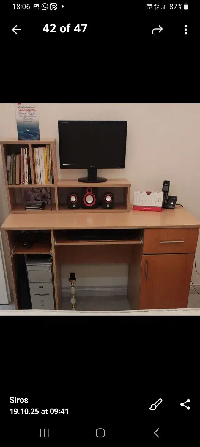 میز تحریرو کتابخانه|میز تحریر و کامپیوتر|مشهد, چهارچشمه|دیوار