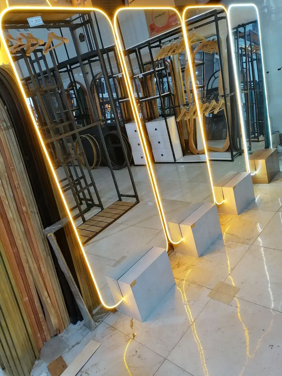 آینه پروفیل دوبل/طبقه دار قدی/کد173|آینه|ارومیه, |دیوار