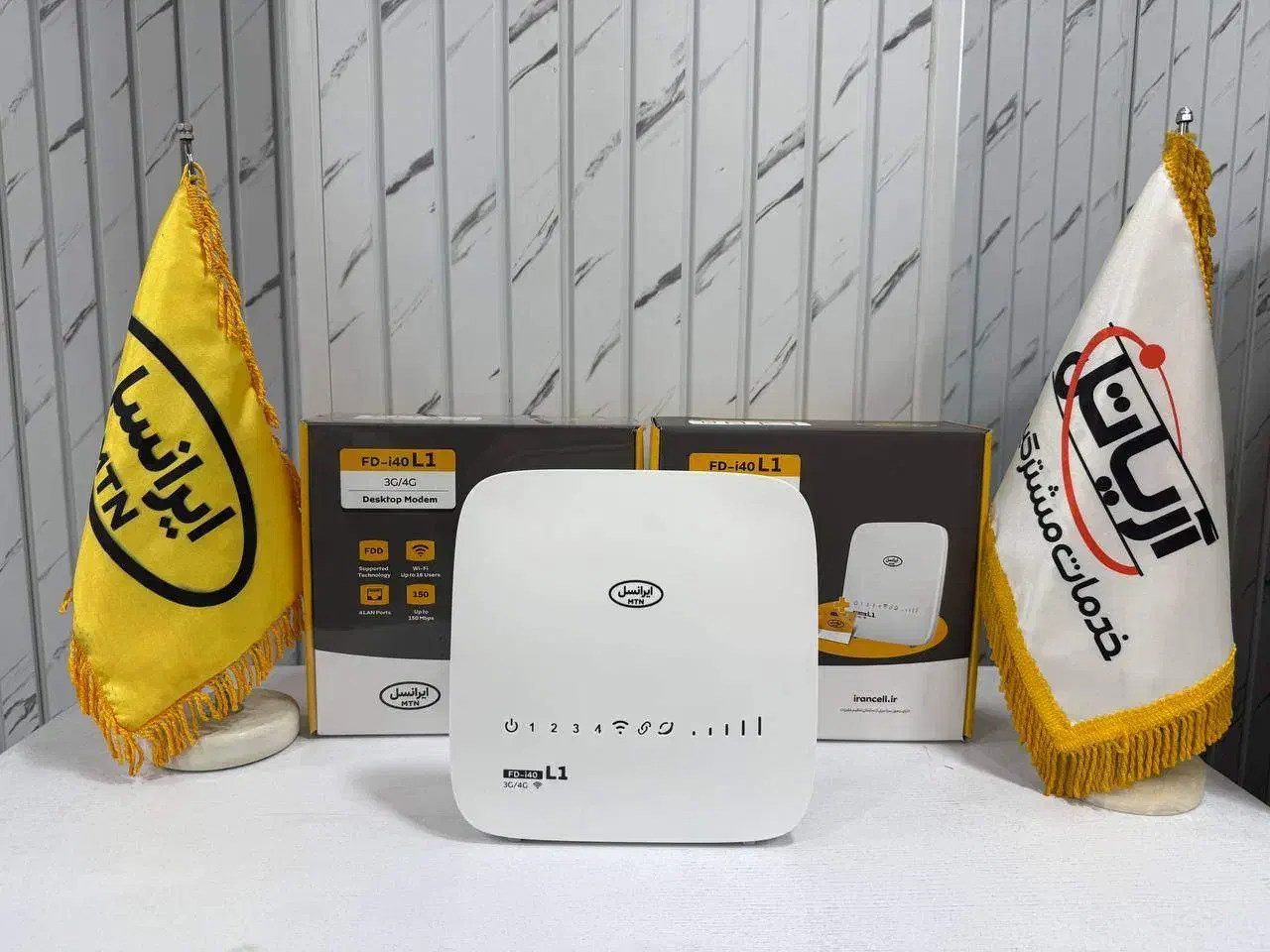 مودم رومیزی 4G ایرانسل مدل FD-i40L1|مودم و تجهیزات شبکه|تهران, نصرت|دیوار