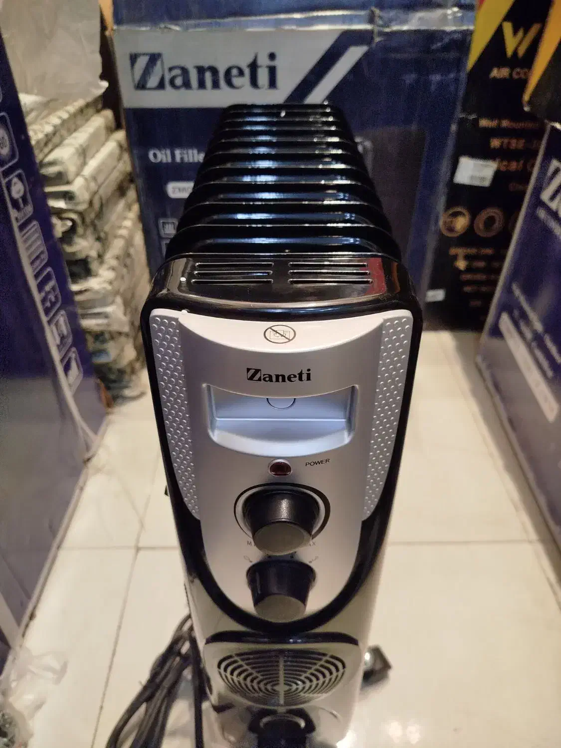 رادیاتور برقی (شوفاژ برقی) زانتی|بخاری، هیتر، شومینه|آمل, |دیوار