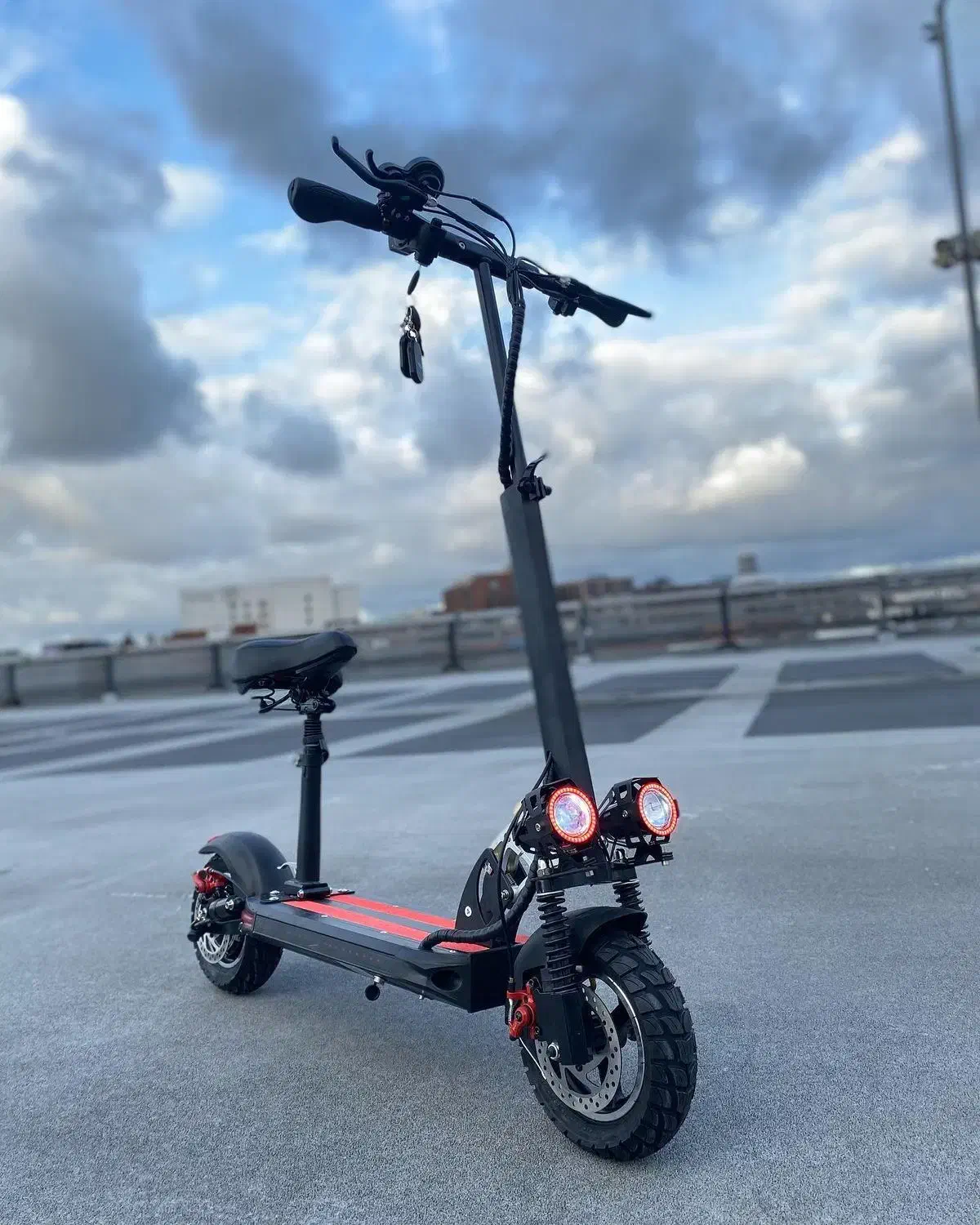 اسکوتر برقی آفرود تاشو با شرایط اقساطی بدون سود|دوچرخه، اسکیت، اسکوتر|اصفهان, تخت فولاد|دیوار