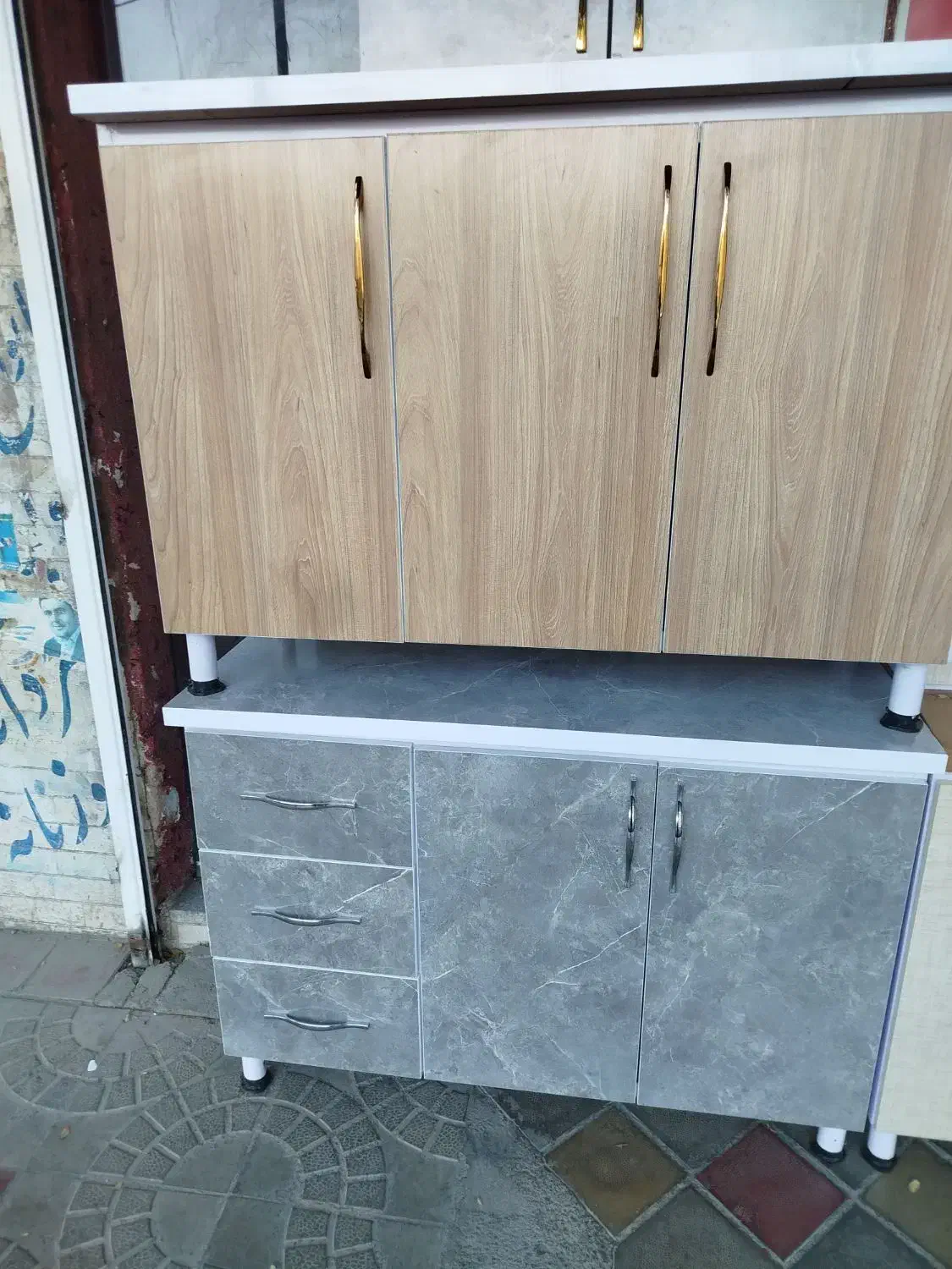 انواع کابینت فلزی ام دی اف|جاکفشی، کمد، دراور|سنقر, |دیوار