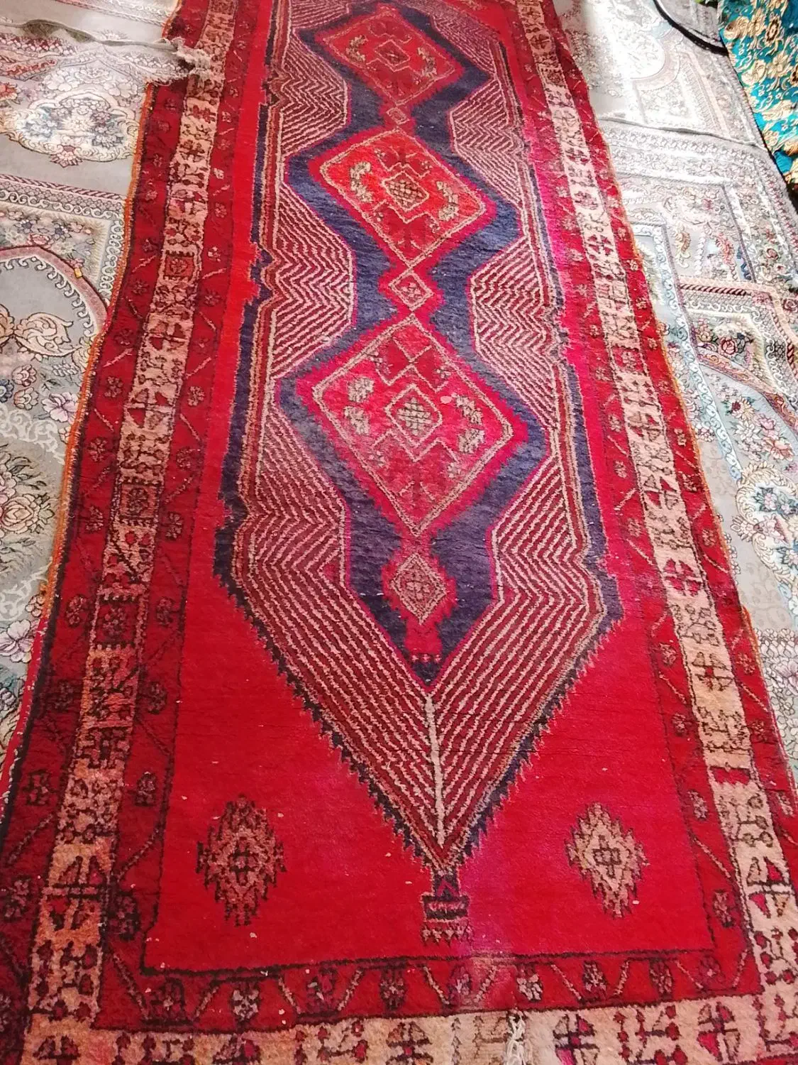 قالی دستی|فرش|بافق, |دیوار