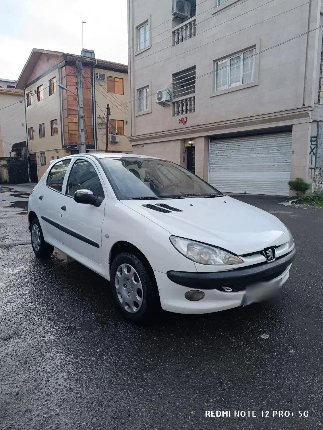 ۲۰۶ تیپ ۵ مدل ۹۲|خودرو سواری و وانت|لاهیجان, شیشه گران|دیوار