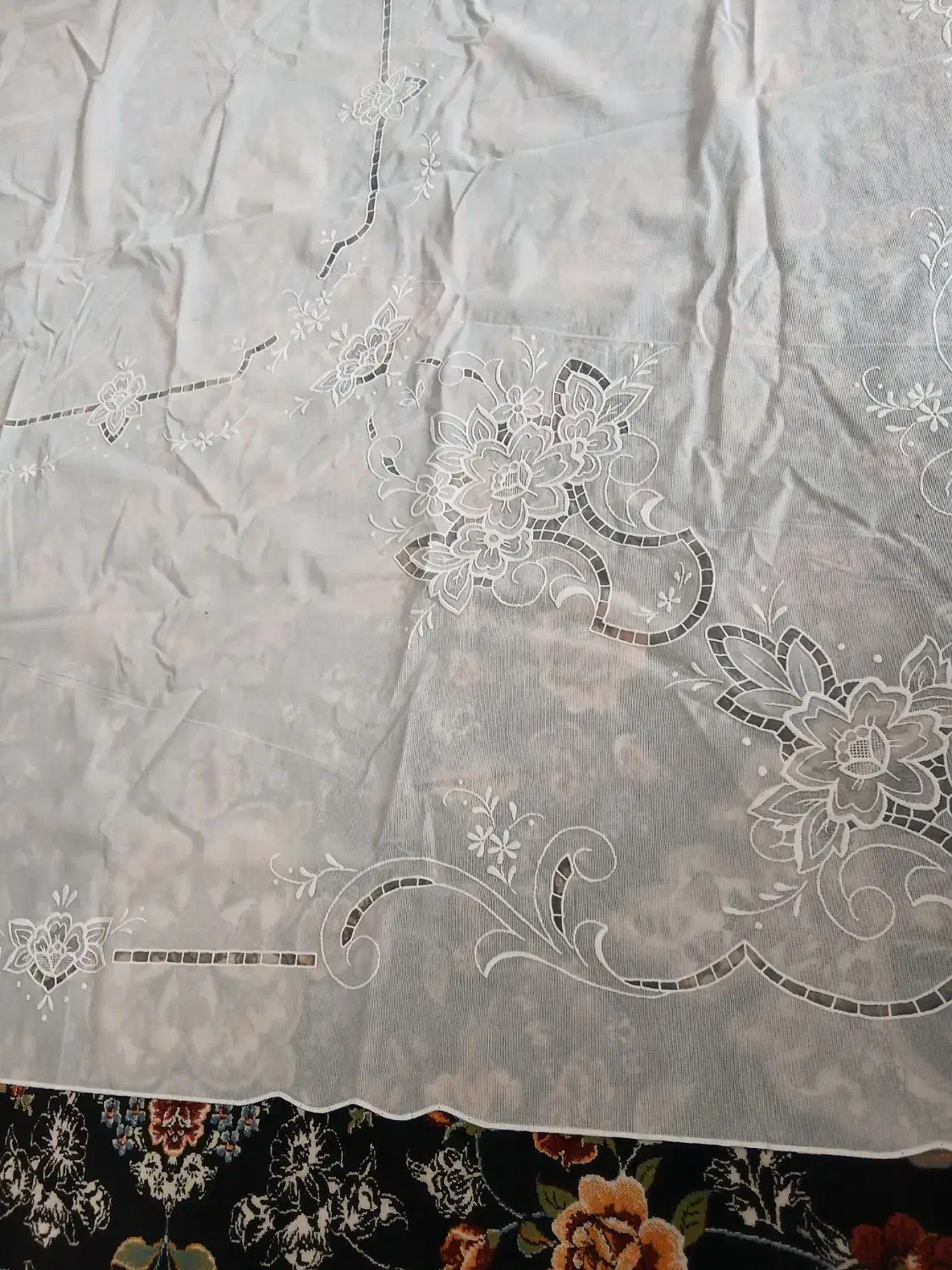 رومیزی غذاخوری ۸نفره|پرده، رانر، رومیزی|اردبیل, |دیوار