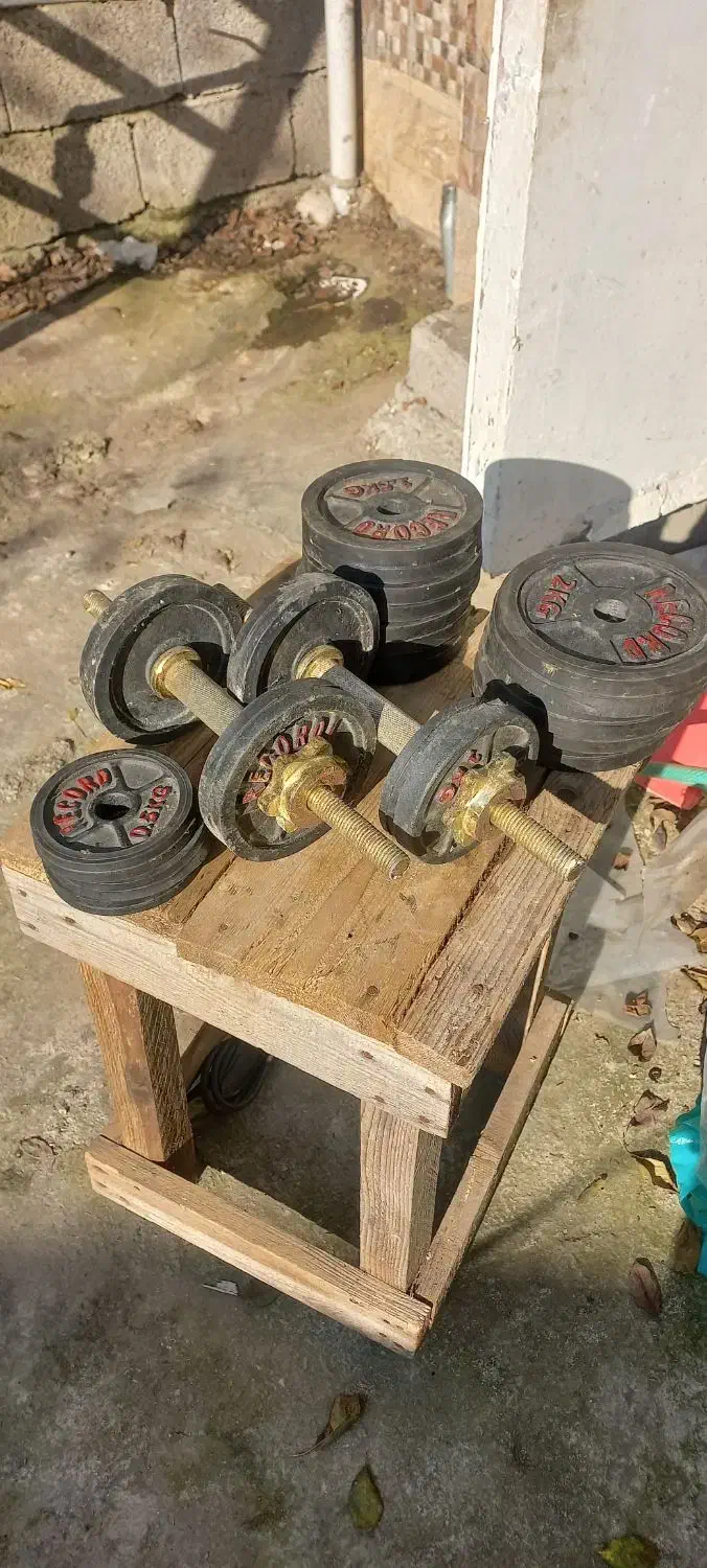 دمبل ۲۰ کیلویی متقیر|تجهیزات ورزشی|کوچصفهان, |دیوار