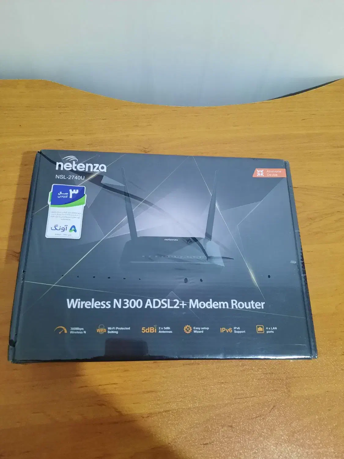 +wirelessN300  ADSL2 مودم رویترnetenza.|مودم و تجهیزات شبکه|رشت, گلسار|دیوار