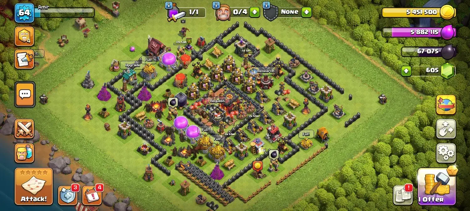 اکانت کلش|کنسول، بازی ویدئویی و آنلاین|تهران, زنجان جنوبی|دیوار