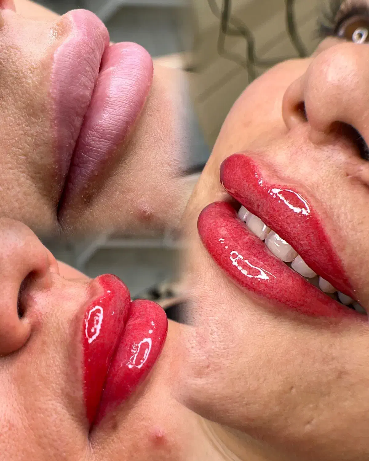 مدل میکروبلیدینگ.شیدینگ لب.بن مژه و خط چشم|خدمات آرایشگری و زیبایی|زنجان, |دیوار