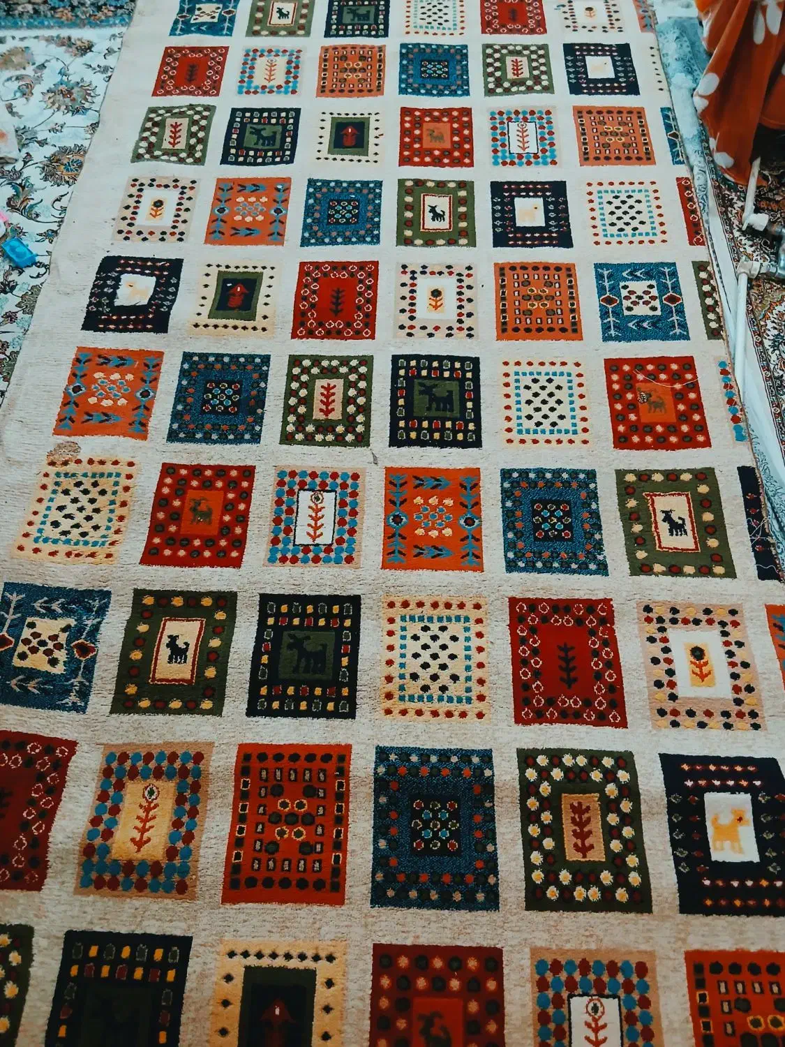 گلیم|گلیم، جاجیم، گبه|قم, علی آباد سعدگان|دیوار