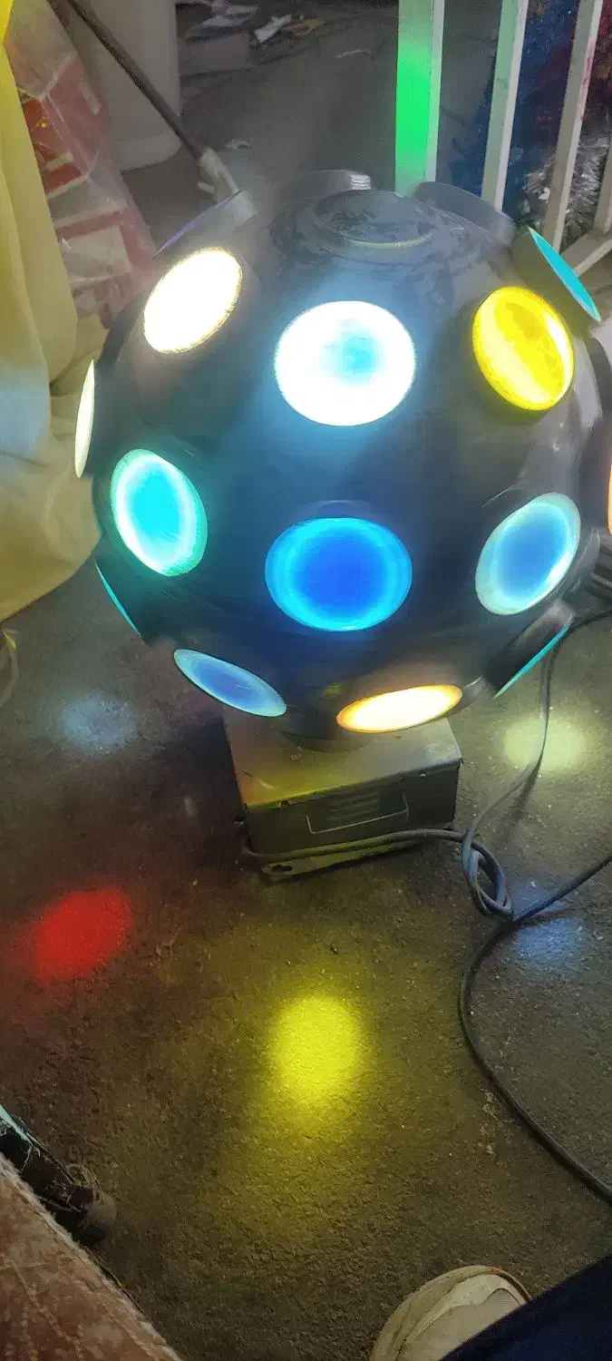 توپ گردان نورپردازی تمام اهنی|ریسه و چراغ تزئینی|کوهدشت, |دیوار