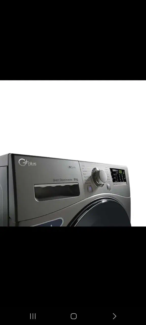 ماشین لباسشویی شویی ۸ کیلویی جی پلاس|ماشین لباسشویی و خشککن لباس|تهران, مسعودیه|دیوار