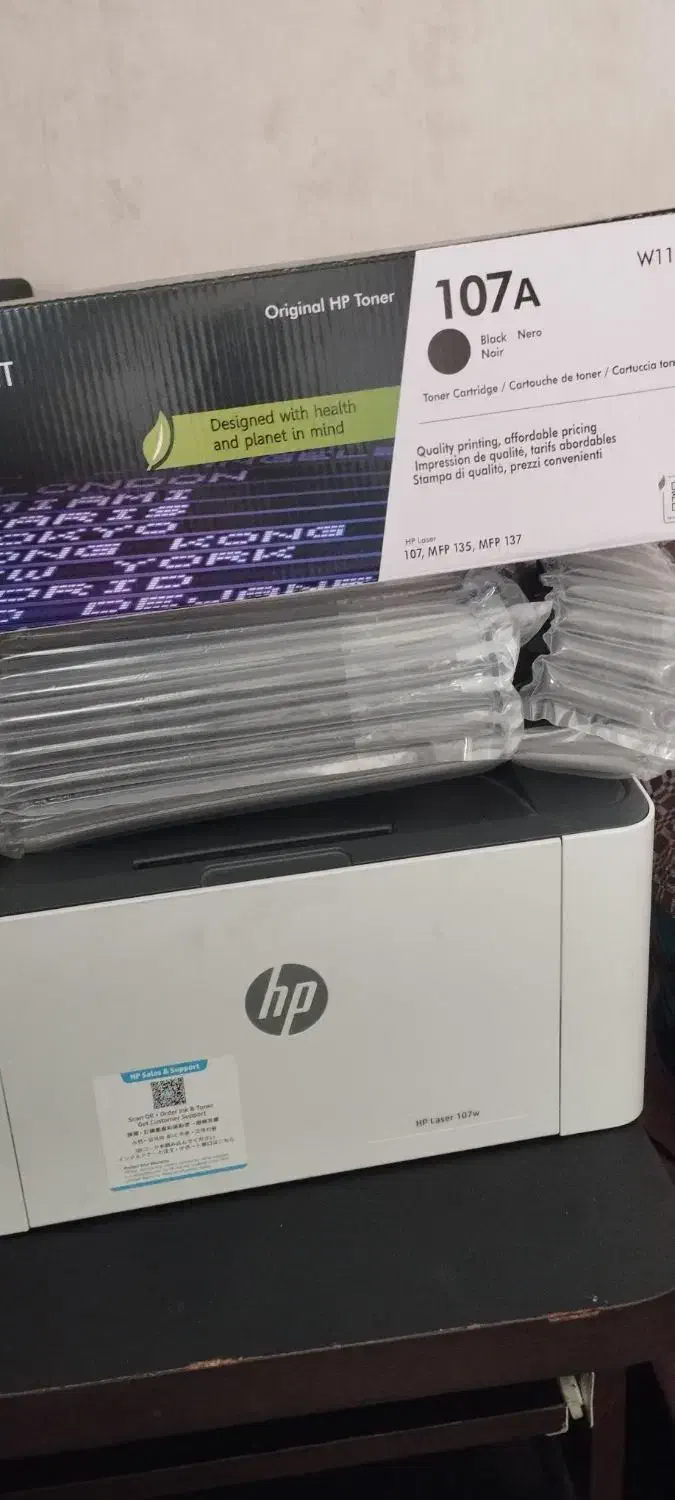 پرینتر 107w وای فای دار با کارتریج آک بند|پرینتر، اسکنر، کپی، فکس|سمنان, |دیوار