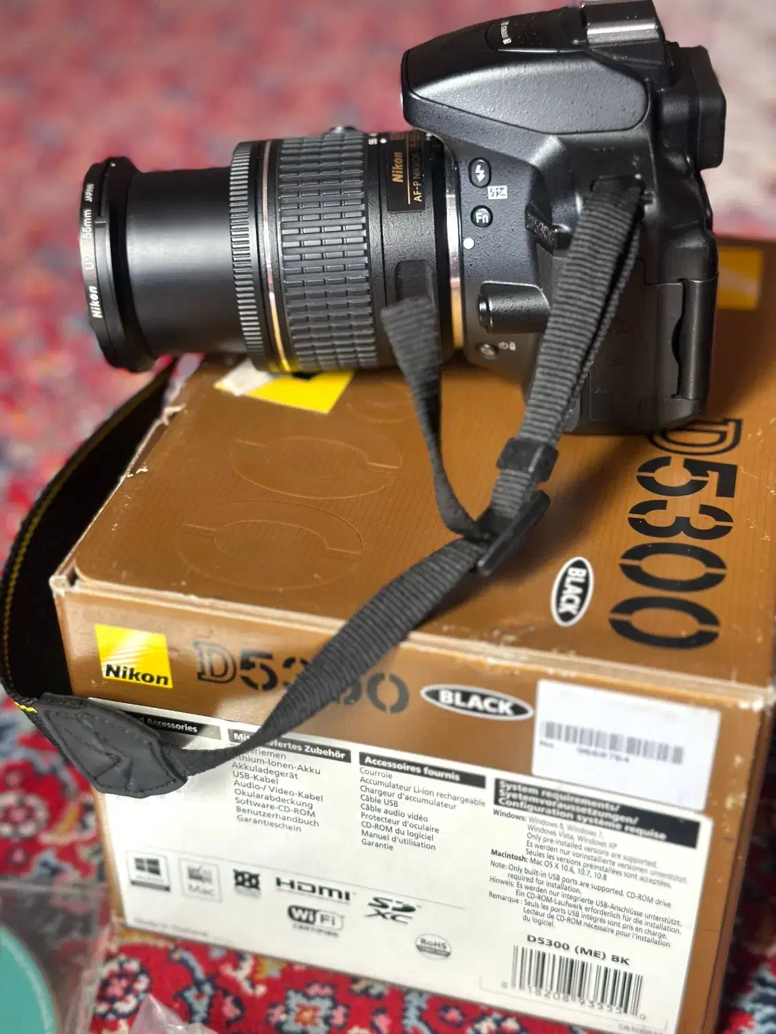 فروش دوربین نیکن 5300d-در حد نو|دوربین عکاسی و فیلمبرداری|اهواز, زیتون کارمندی|دیوار