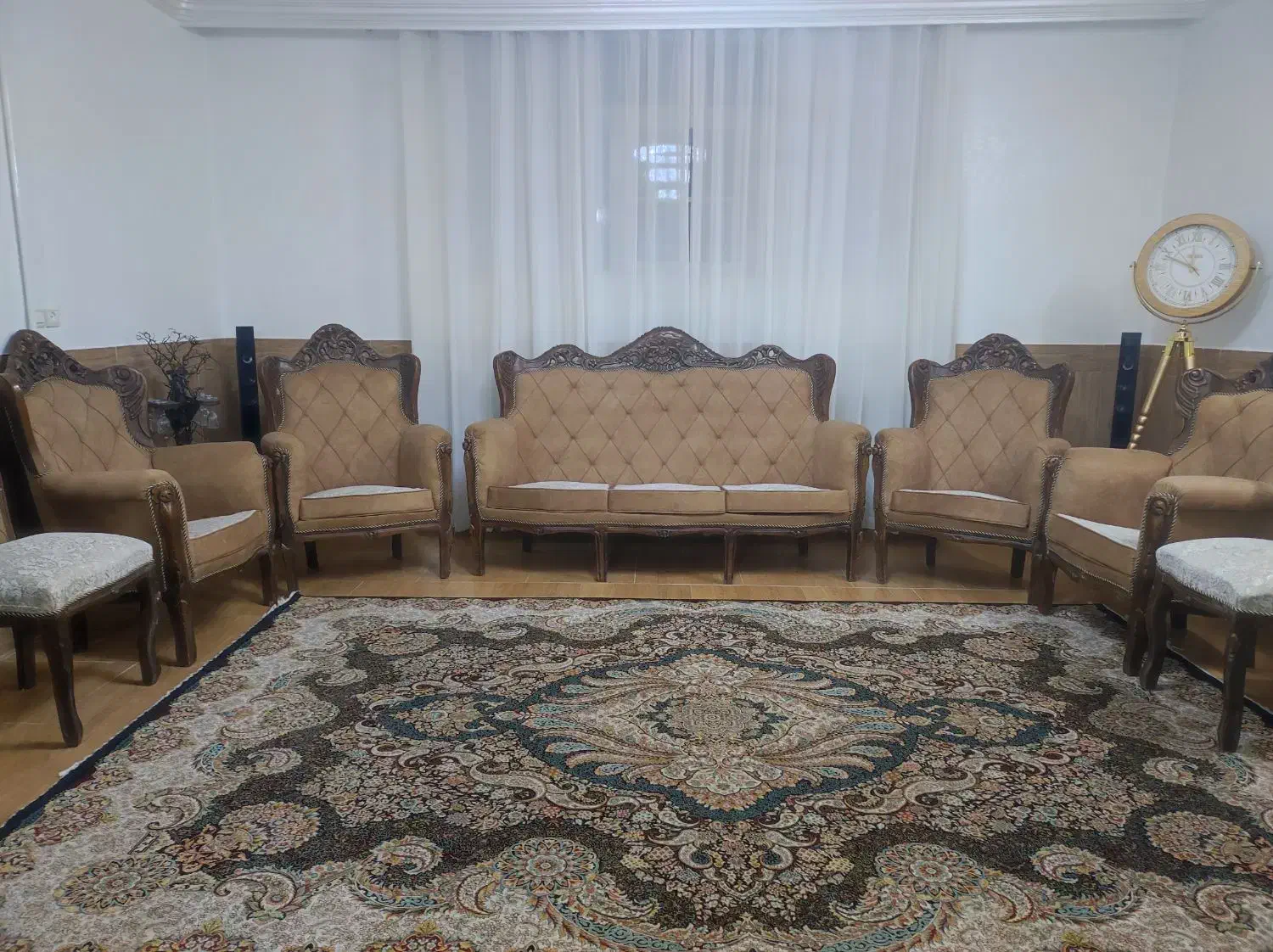 مبل چوبی|مبلمان خانگی و میز عسلی|اصفهان, شاهزاده ابراهیم|دیوار